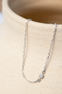 Zoe & Morgan Stella Bracelet - Sterling Silver/White Zircon