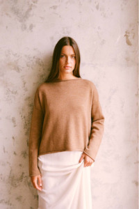 Designer Jumpers: Francie The Dolls Jumper - Brown Sugar