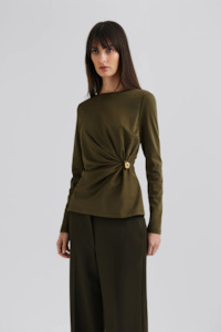 Malina Mailey Top - Olive