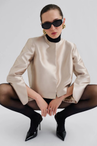 Malina Ruthie Blouse - Soft Beige