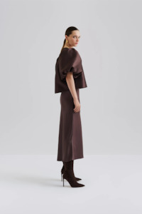 Malina: Malina Cleo Blouse - Chocolate