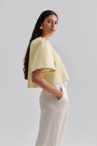 Malina: Malina Serena Blouse - Lemon