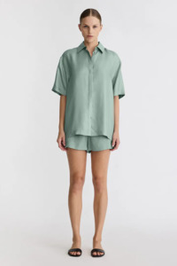 Tops Shirts: Jac + Jack Tatum Shirt - Fennel
