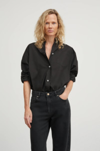Tops Shirts: Skall Edgar Shirt - Black