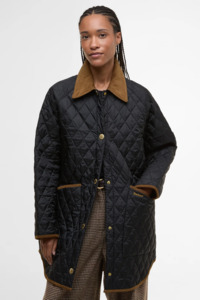 Barbour OS Liddesdale Quilted Jacket - Black/Classic