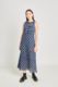 Twenty Seven Names Practice Dress - Navy Crinkle Check