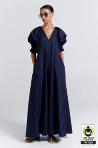 Karen Walker Perfect Day Melody Dress - Navy