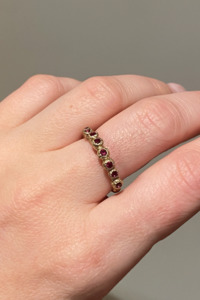 Alexandra Dodds Creature Ring - 9ct Yellow Gold Lab Ruby