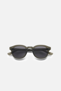 Sunglasses: James Ay Suede - Transparent Green