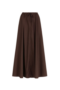 Designer Dominique Healy: Dominique Healy Zelda Skirt - Espresso