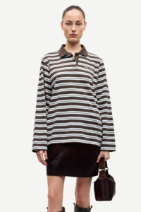 Samsoe Samsoe: Samsoe Samsoe Sadover LS Polo - Turkish Coffee St