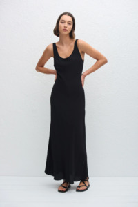 Matteau Bias Tank Dress - Black