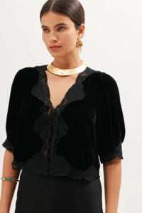 Rixo Ursula Top - Black