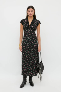 Rixo Amari Dress - Sienna Bud Black