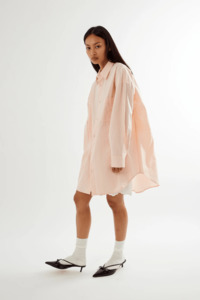 Commonplace Essentials: Commonplace Essentials Peachy Oversized Shirt - Baby Pink