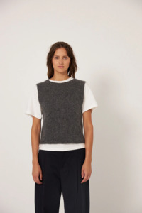 Francie Picnic Vest - Shadow Grey