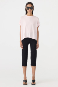 Bassike Circle T-shirt - Powder Pink
