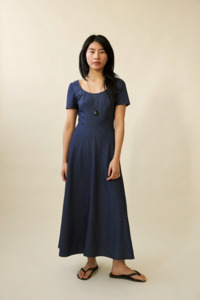 Penny Sage Margot Dress - Chambray
