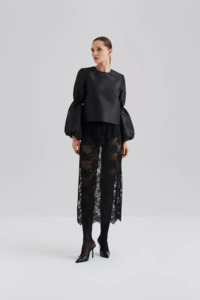 Womens Skirts Shorts: Malina Alice Midi Skirt - Black