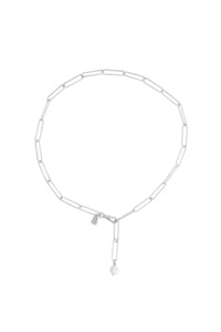 C&V Melt Necklace - Silver