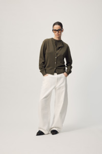 Gregory Farrah Knit Cardi - Dark Khaki