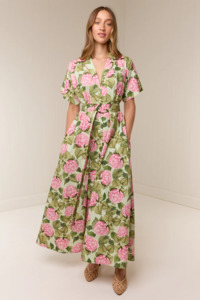 Dresses Nz: Palm Noosa Sylvie Dress - Pink Jardin