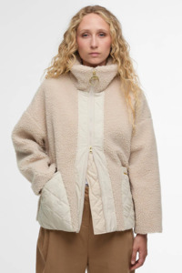 Barbour Brawby Fleece - Silver Cloud/Oatmeal