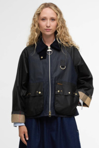 Barbour Kearton Wax - Royal Navy/Black/Dress Tartan