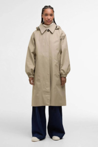 Womens Jackets Nz: Barbour Bronagh Waterproof Jacket - Honey/Ancient Poplar