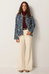 Womens Jackets Nz: Maison Hotel Amara Jacket - Indigo Blue