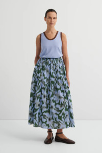 Kowtow Poet Skirt - Misty Floral