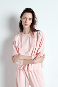 American Vintage Ypawood LS t-shirt - Glazing Melange