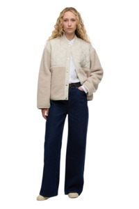 Barbour Wetherby Fleece - Oatmeal/Silver Cloud