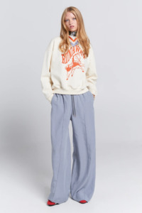 Karen Walker Frontier Trousers - Steel Blue