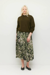 Womens Skirts Shorts: Juliette Hogan Arcade Skirt - Seagrass