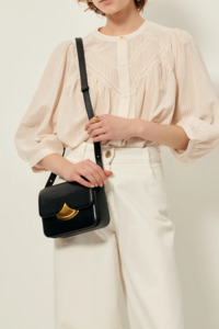 Sessun Savi Puff Sleeve Blouse - Sandblack