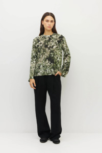 Juliette Hogan L/S Fancy T - Seagrass