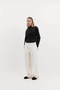 Harris Tapper Long Sleeve Chaimberlain Top - Black