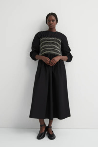 Kowtow Etched Dress - Black
