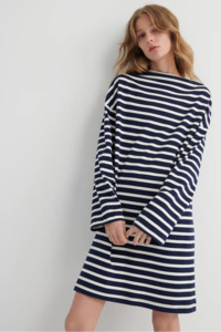 Kowtow: Kowtow Measure Dress - Uniform Stripe