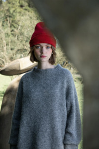 Knitwear Collection: Francie Hinoki Beanie - Poppy