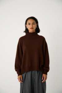 Francie Albers Turtle Neck - Chestnut