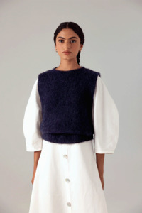 Francie Picnic Vest - Midnight