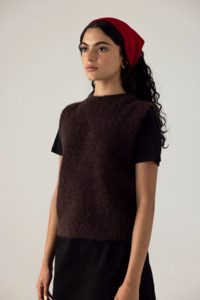 Francie Picnic Vest - Cocoa