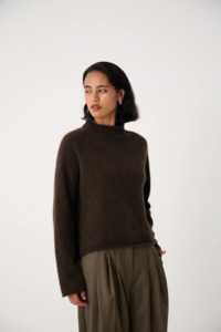Knitwear Collection: Francie Eclipse Knit - Truffle