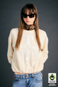 Karen Walker Weather Shop Sweatshirt - Ecru