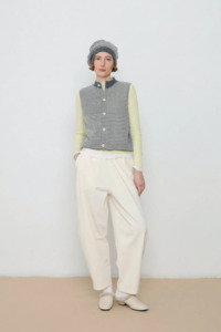 Diarte: Diarte Alter Vest - Grey/Ivory