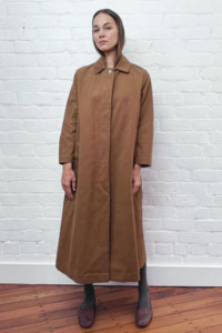 Daylight Moon Famous All Over Duster Coats - Tabacco