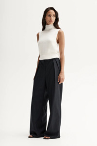 Elka Collective: Elka Collective Tobias Pant - Midnight Navy Pinstripe