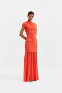 Malina Loana Maxi Dress - Coral